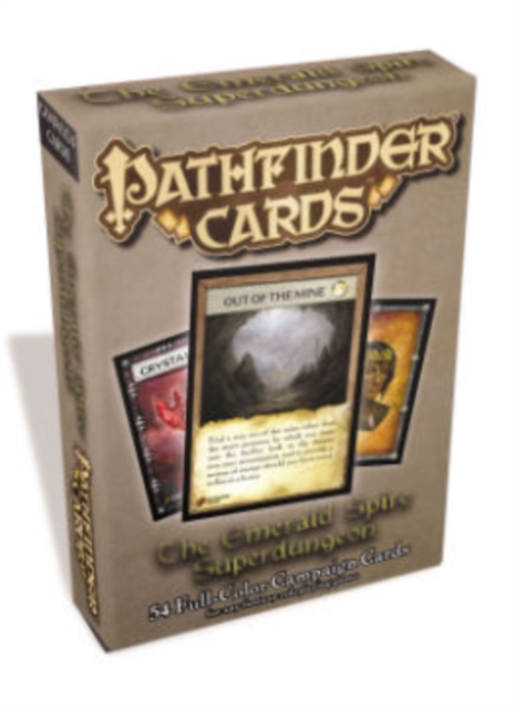 Pathfinder Cards : Emerald Spire Superdungeon Campaign Cards Deck, Game Book