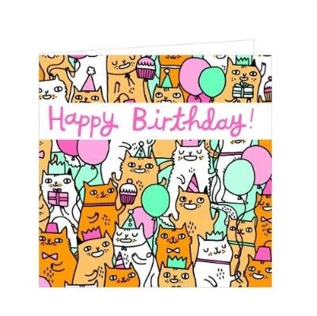Birthday Cats Green Giftnotes, Cards Book