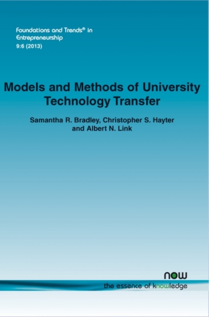 Models and Methods of University Technology Transfer, Paperback / softback Book