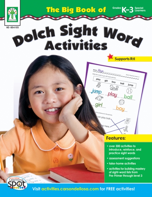 The Big Book of Dolch Sight Word Activities, Grades K - 3, PDF eBook