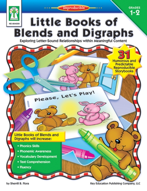 Little Books of Blends and Digraphs, Grades 1 - 2 : Exploring Letter-Sound Relationships within Meaningful Content, PDF eBook