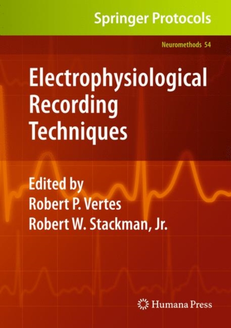 Electrophysiological Recording Techniques, Hardback Book
