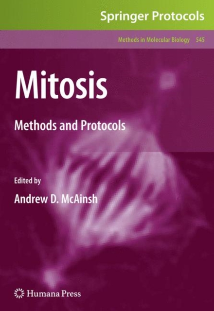 Mitosis : Methods and Protocols, Hardback Book