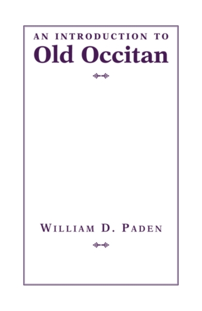 Introduction to Old Occitan, Paperback / softback Book