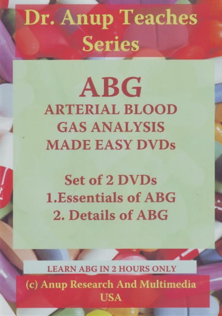 ABG -- Arterial Blood Gas Analysis Made Easy - 2 DVD Set (NTSC Format), DVD Audio Book