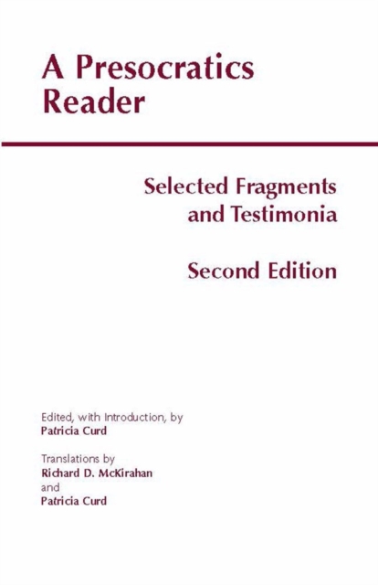 A Presocratics Reader : Selected Fragments and Testimonia, Paperback / softback Book