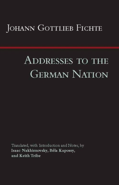 Addresses to the German Nation, Paperback / softback Book