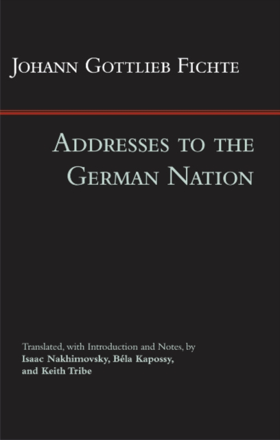 Addresses to the German Nation, Hardback Book