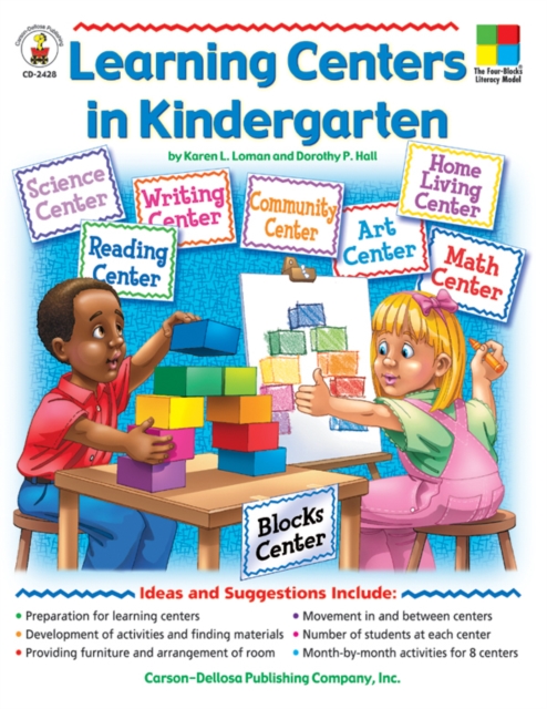 Learning Centers in Kindergarten, Grade K, PDF eBook