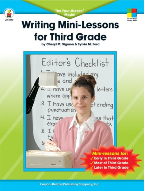 Writing Mini-Lessons for Third Grade, Grade 3 : The Four-Blocks(R) Model, PDF eBook