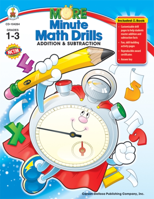 More Minute Math Drills, Grades 1 - 3 : Addition and Subtraction, PDF eBook