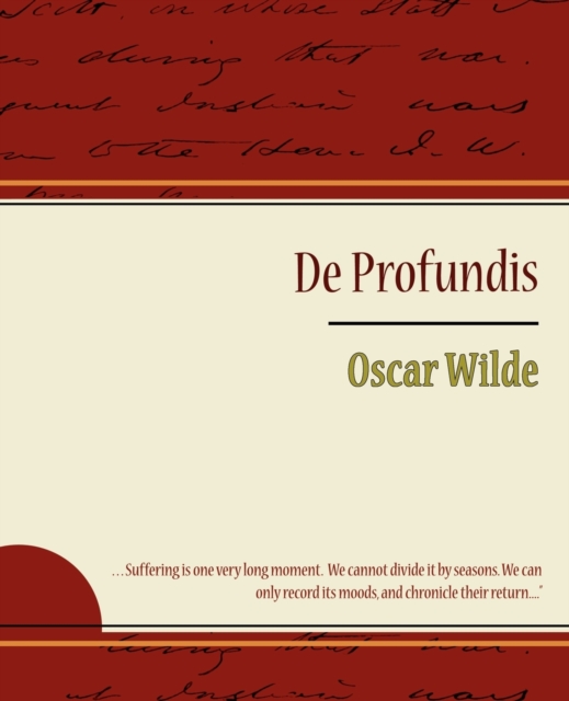 de Profundis - Oscar Wilde, Paperback / softback Book