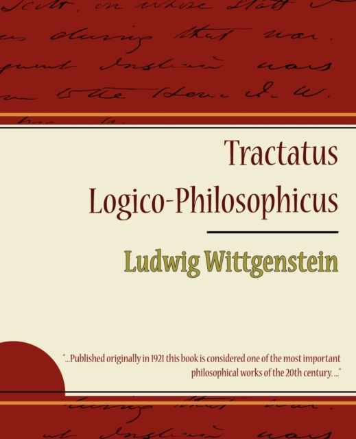 Tractatus Logico-Philosophicus - Ludwig Wittgenstein, Paperback / softback Book