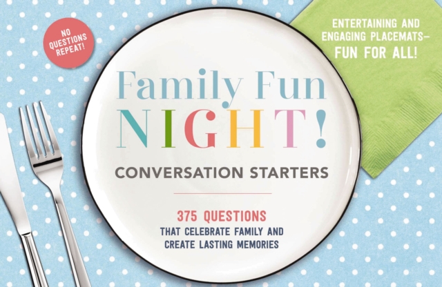 Family Fun Night Conversation Starters Placemats, Other printed item Book