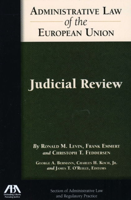 Administrative Law of the EU : Judicial Review, Paperback / softback Book