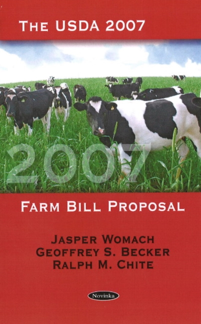 USDA 2007 Farm Bill Proposal, Paperback / softback Book