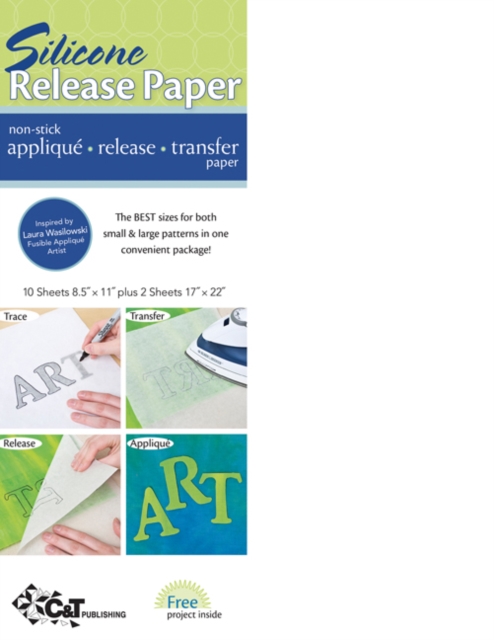 Silicone Release Paper : Non-Stick Applique * Release * Transfer Paper, General merchandise Book