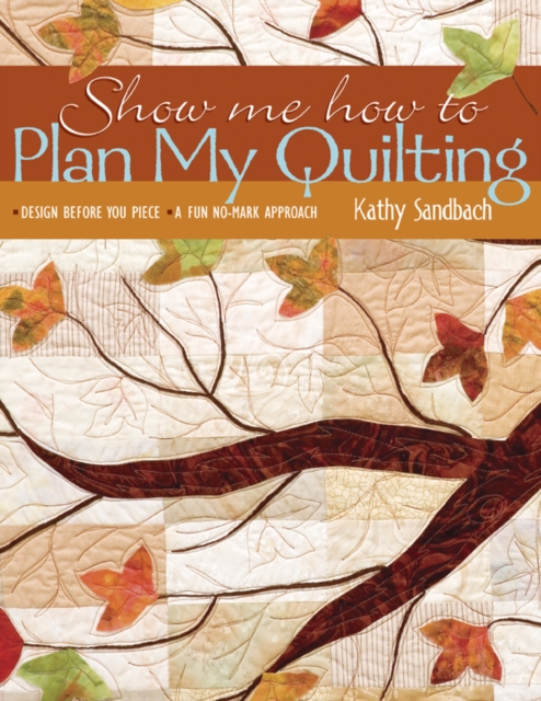 Show Me How To Plan My Quilting : Design Before You Piece A Fun No-Mark Approach, PDF eBook