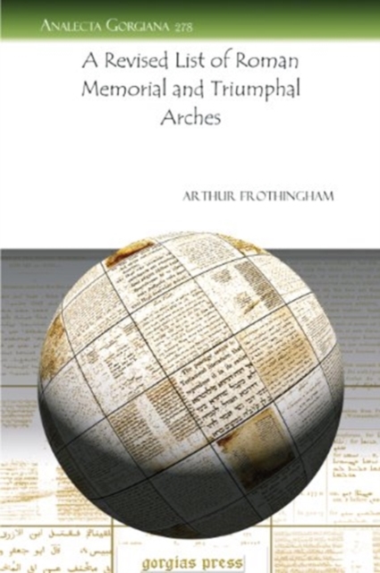 A Revised List of Roman Memorial and Triumphal Arches, Paperback / softback Book