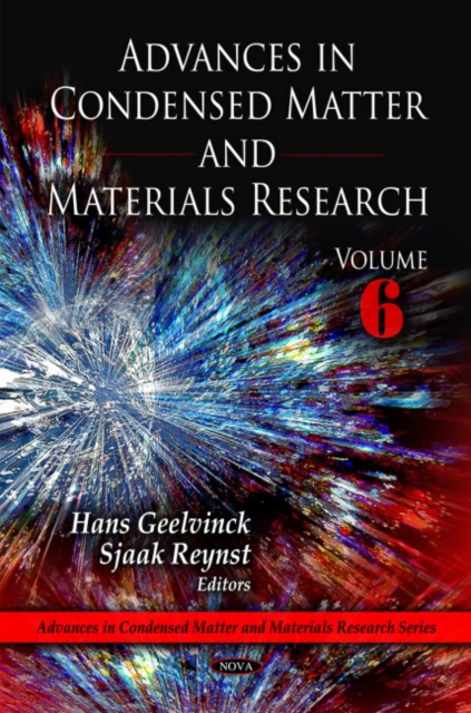 Advances in Condensed Matter & Materials Research : Volume 6, Hardback Book