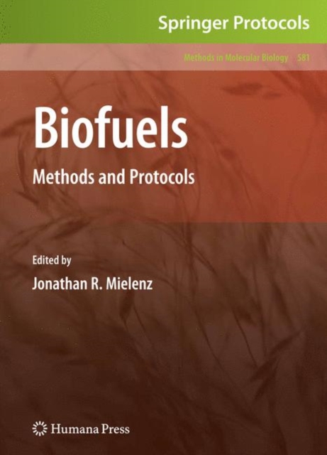 Biofuels : Methods and Protocols, Hardback Book