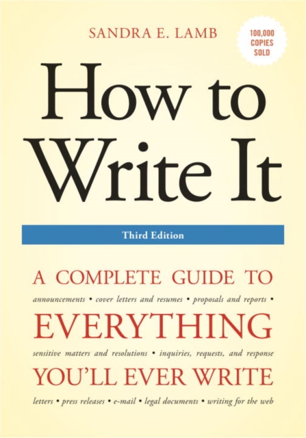 How to Write It, Third Edition, EPUB eBook