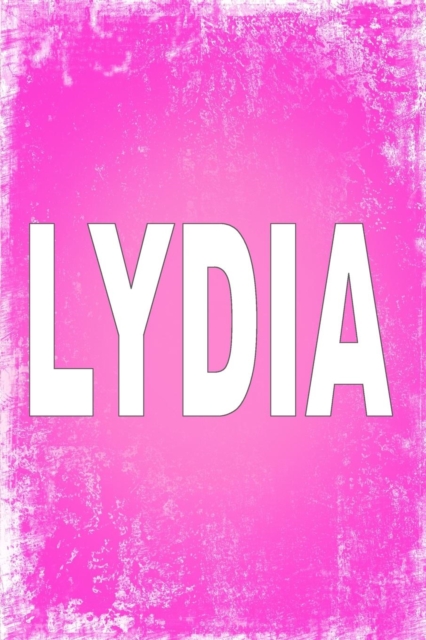 Lydia : 100 Pages 6 X 9 Personalized Name on Journal Notebook, Paperback / softback Book