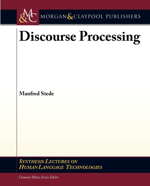 Discourse Processing, Paperback / softback Book