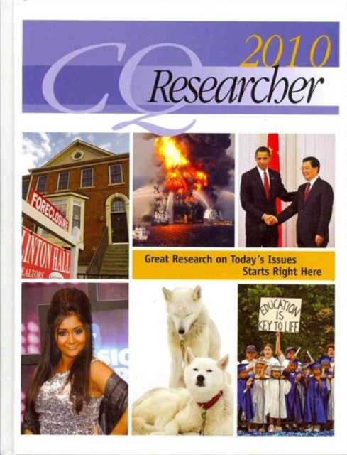 CQ Researcher Bound Volume 2010, Hardback Book