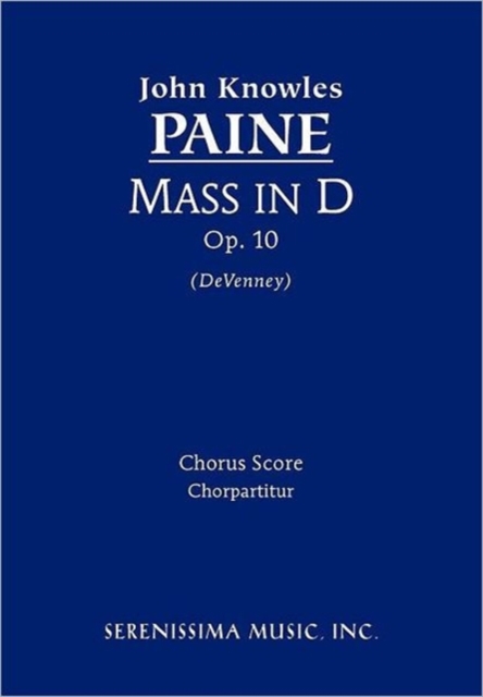 Mass in D, Op. 10 - Chorus Score, Paperback / softback Book