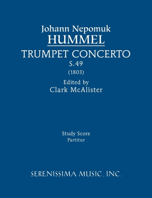 Trumpet Concerto, S.49 : Study Score, Paperback / softback Book