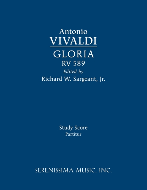 Gloria, RV 589 : Study Score, Paperback / softback Book