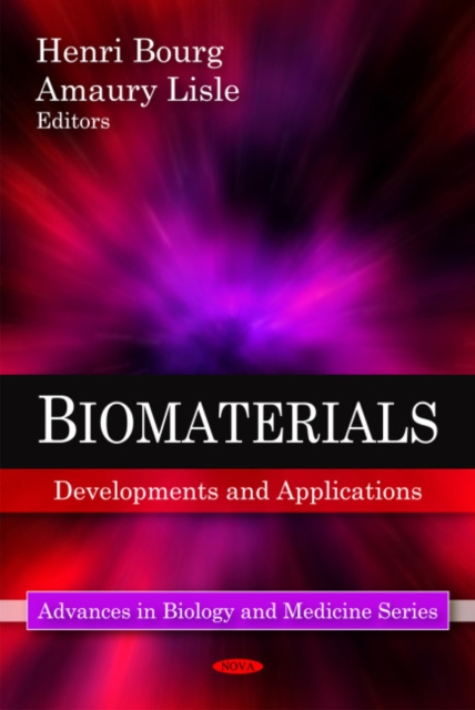 Biomaterials : Developments & Applications, Hardback Book