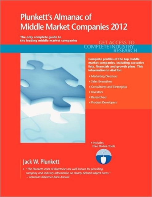 Plunkett's Almanac of Middle Market Companies 2012, Paperback / softback Book