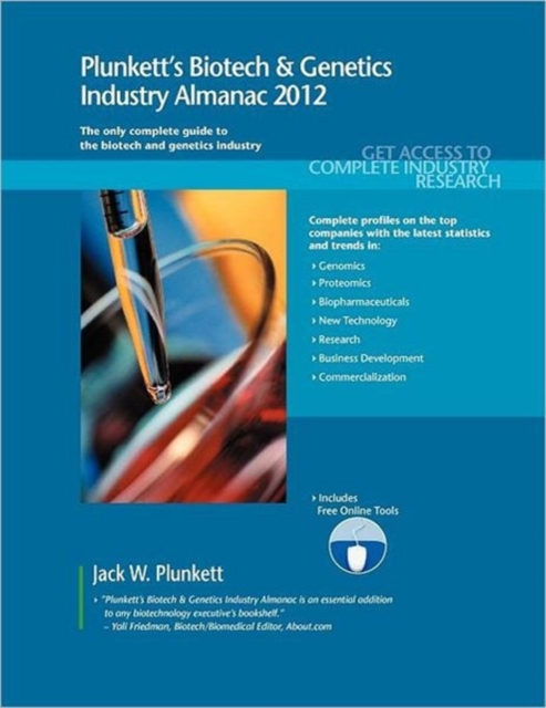 Plunkett's Biotech & Genetics Industry Almanac 2012, Paperback / softback Book