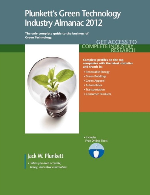 Plunkett's Green Technology Industry Almanac 2012, Paperback / softback Book