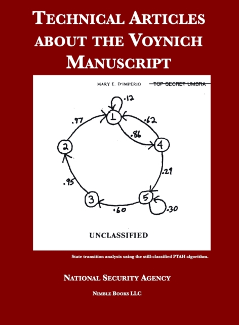 Technical Articles about the Voynich Manuscript, Hardback Book