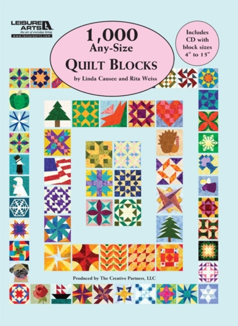 1,000 Any-size Quilt Blocks, Mixed media product Book