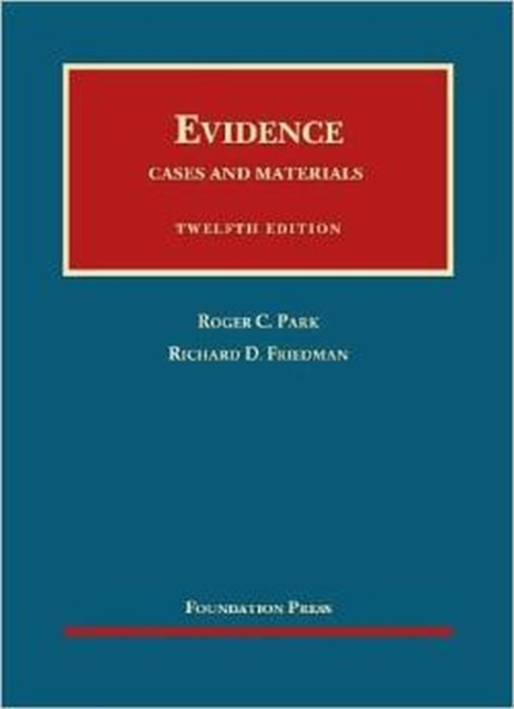 Evidence, Cases and Materials, Hardback Book