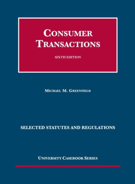 Consumer Transactions, Paperback / softback Book