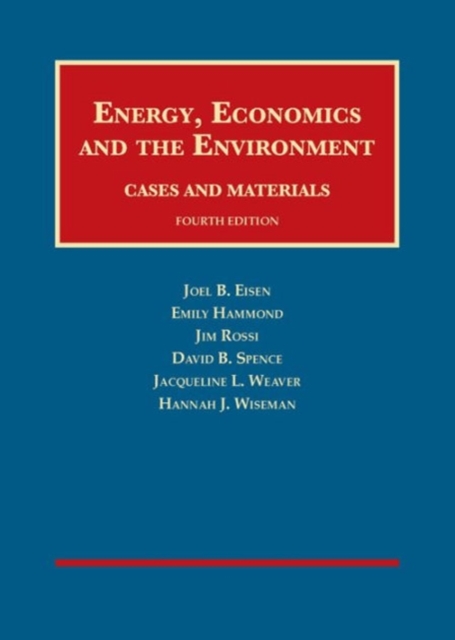 Energy, Economics and the Environment, Hardback Book