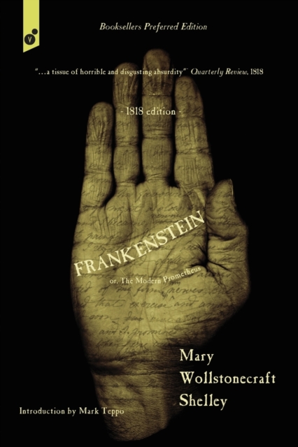 Frankenstein : or, The Modern Prometheus. 1818 edition., Paperback / softback Book