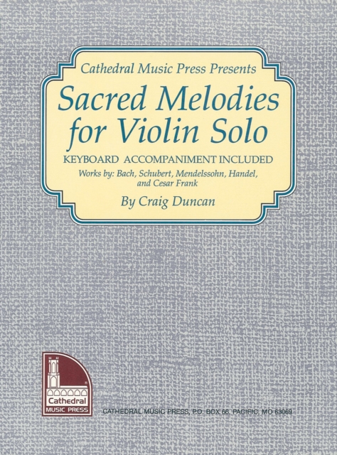 Sacred Melodies for Violin Solo, PDF eBook