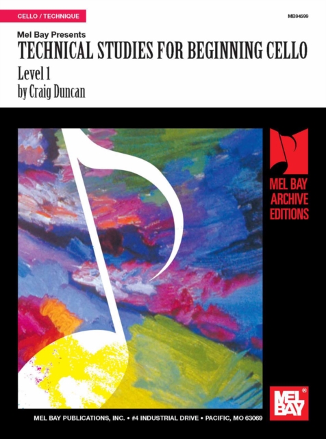 Technical Studies for Beginning Cello, Level 1, PDF eBook