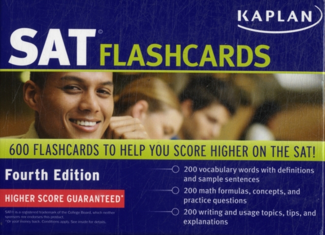 Kaplan SAT Flashcards, Cards Book