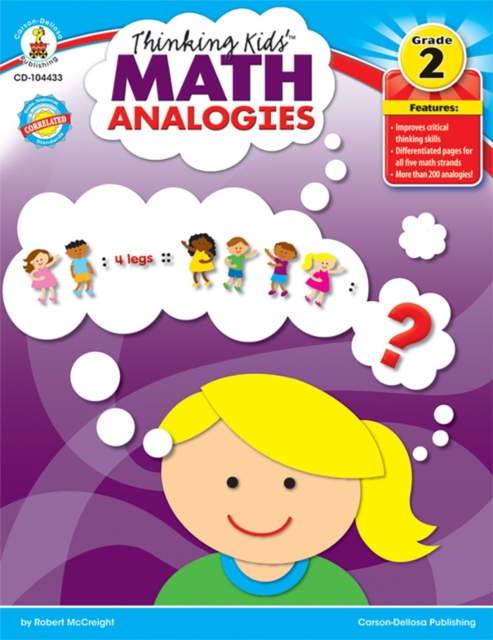 Thinking Kids'(TM) Math Analogies, Grade 2, PDF eBook