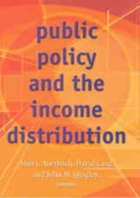 Public Policy and the Income Distribution, PDF eBook
