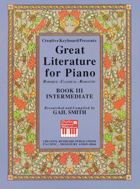 Great Literature for Piano Book 3 Intermediate, PDF eBook