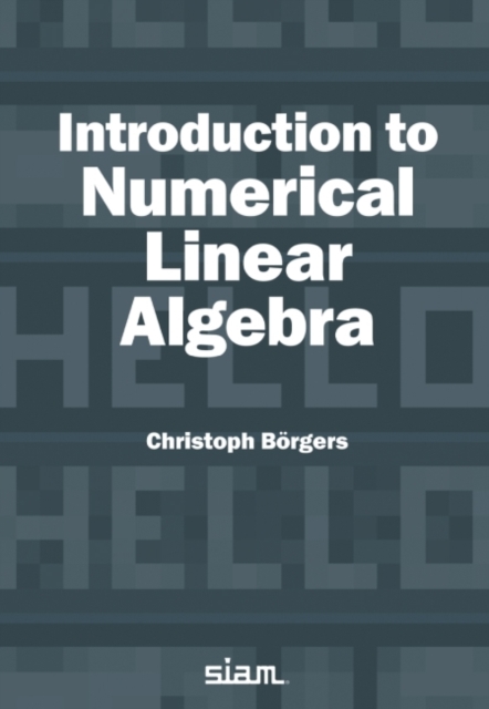 Introduction to Numerical Linear Algebra, Paperback / softback Book