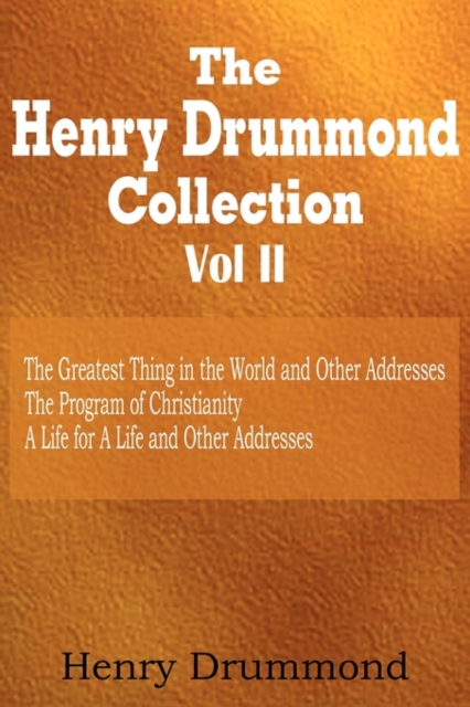 Henry Drummond Collection Vol. II, Paperback / softback Book